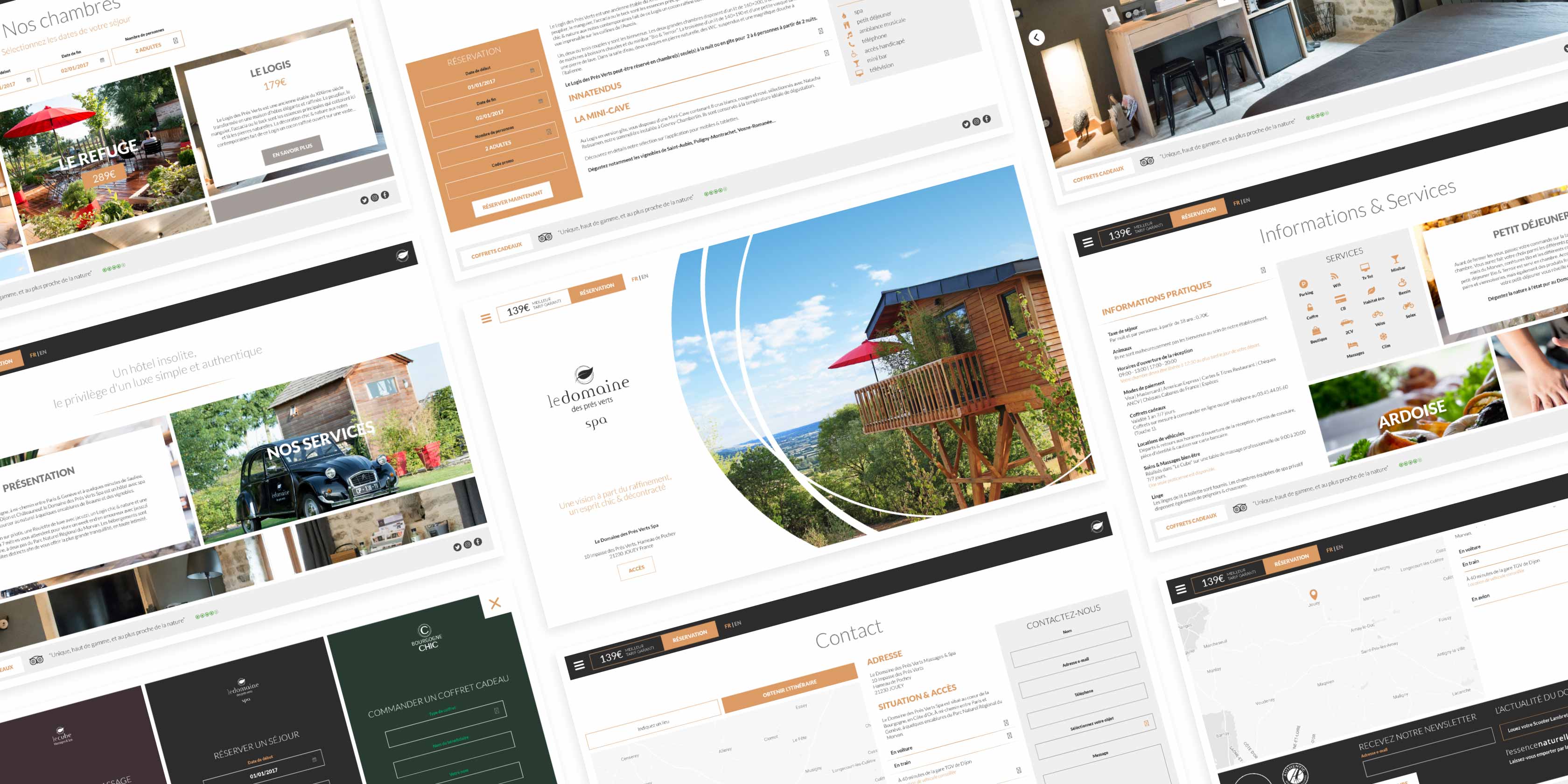 Luxury guest house website