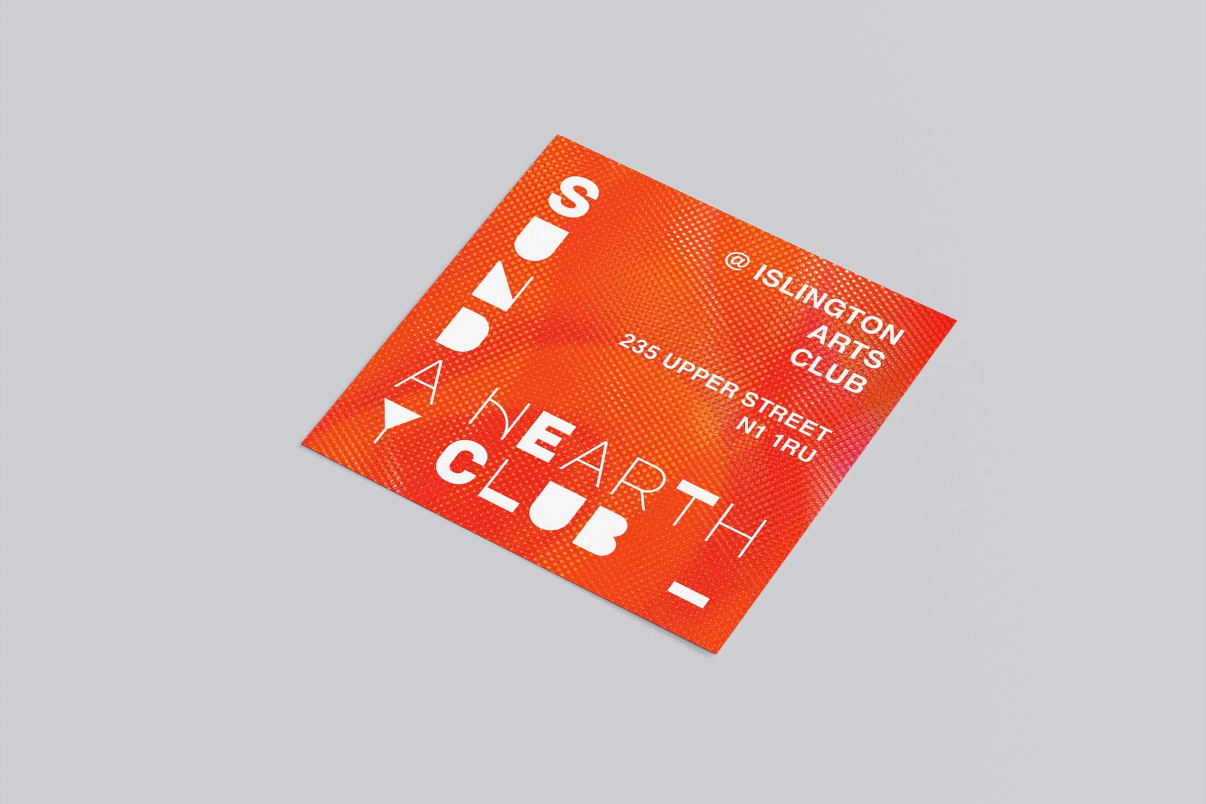 Brand identity of an event -cards