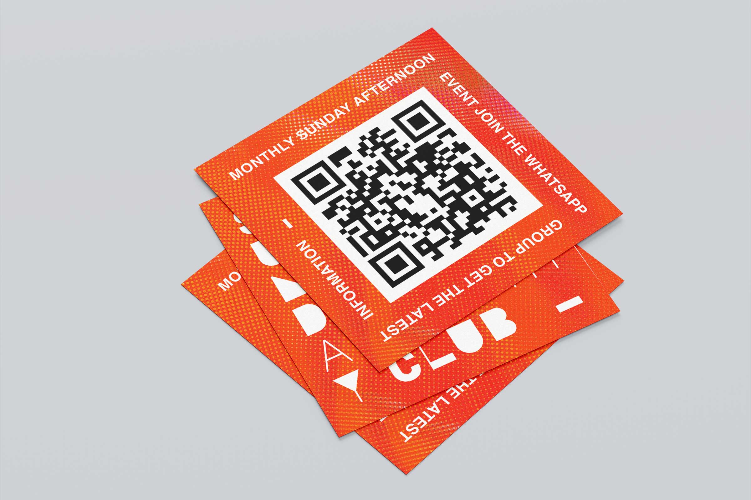 Brand identity of an event -cards