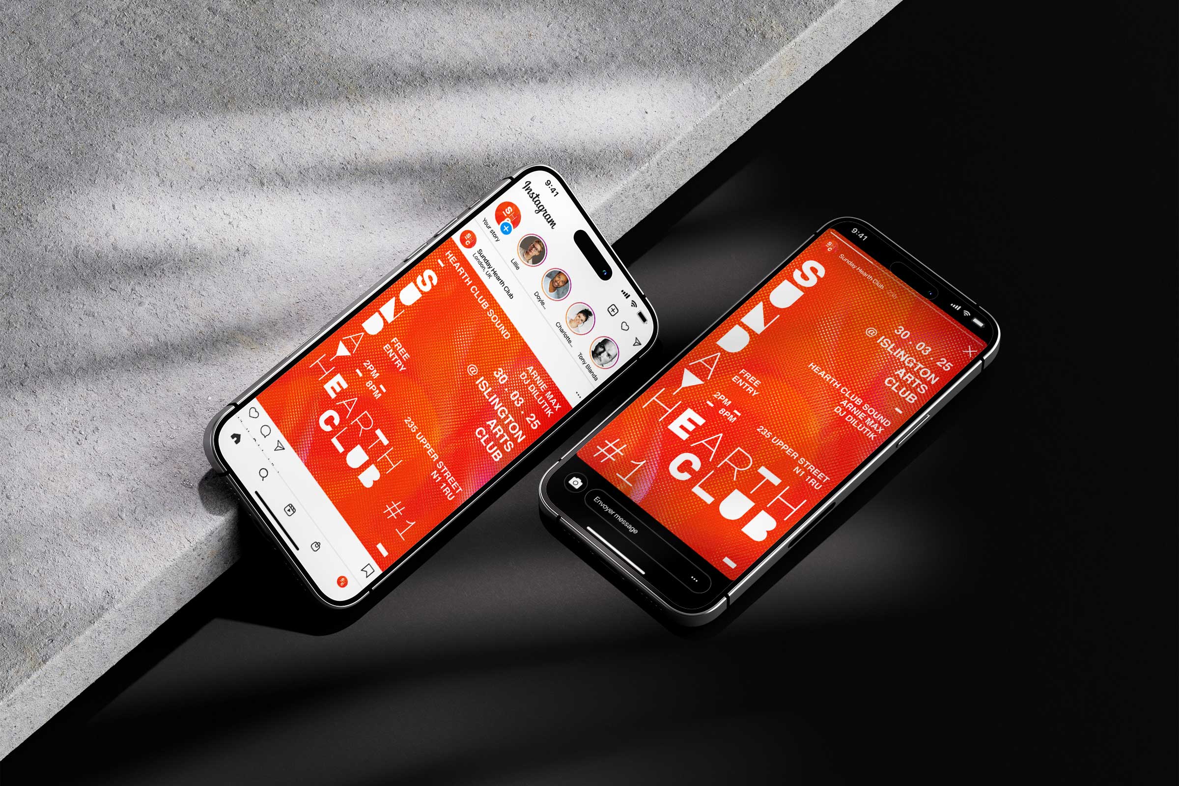 Brand identity of an event -instagram